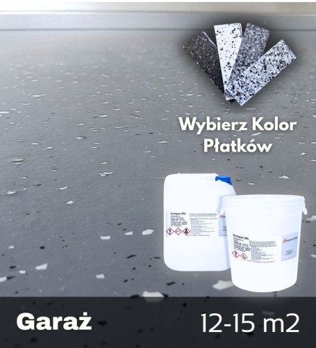 Gotowy zestaw żywicy epoksydowej z płatkami, grafit-zdjecie-głowne