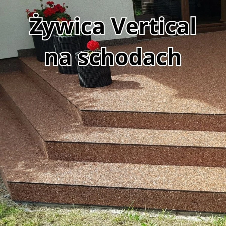 Zestaw do pionów kamienny dywan - Grunt Żywica Spoiwo Kruszywo PION na 2m2