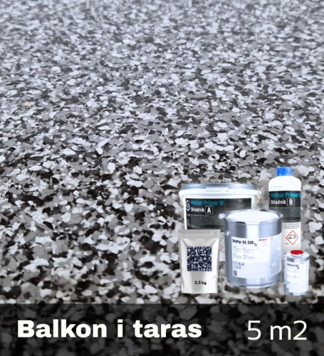 Zestaw żywic na balkon i taras 5m2