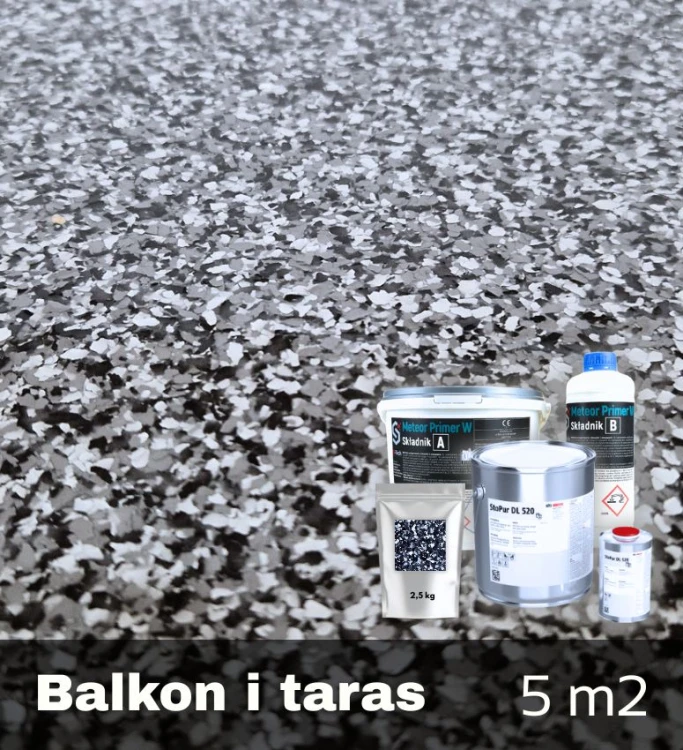 Zestaw żywic na balkon i taras 5m2
