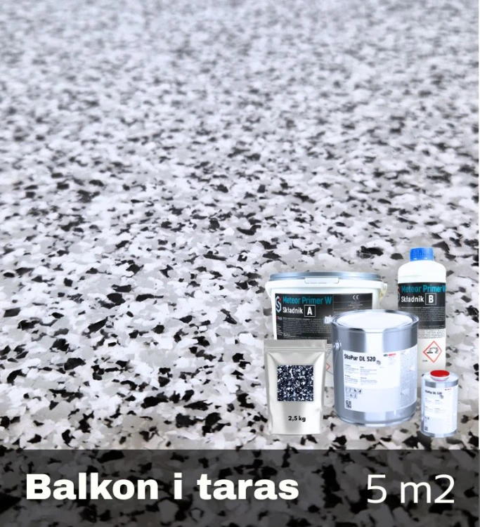 Zestaw żywic na balkon i taras 5m2
