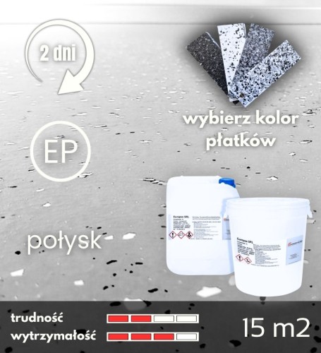 Zestaw żywic epoksydowych delikatny zasyp płatków do garażu, warsztatu, magazynu SEMIFLAKE 15m2.jpg