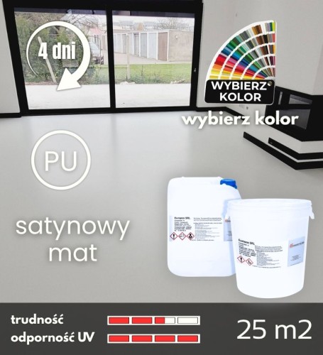 Zestaw żywic poliuretanowych wylewanych na gładko, dowolny kolor do domu i biura, DECO D60 25m2.jpg