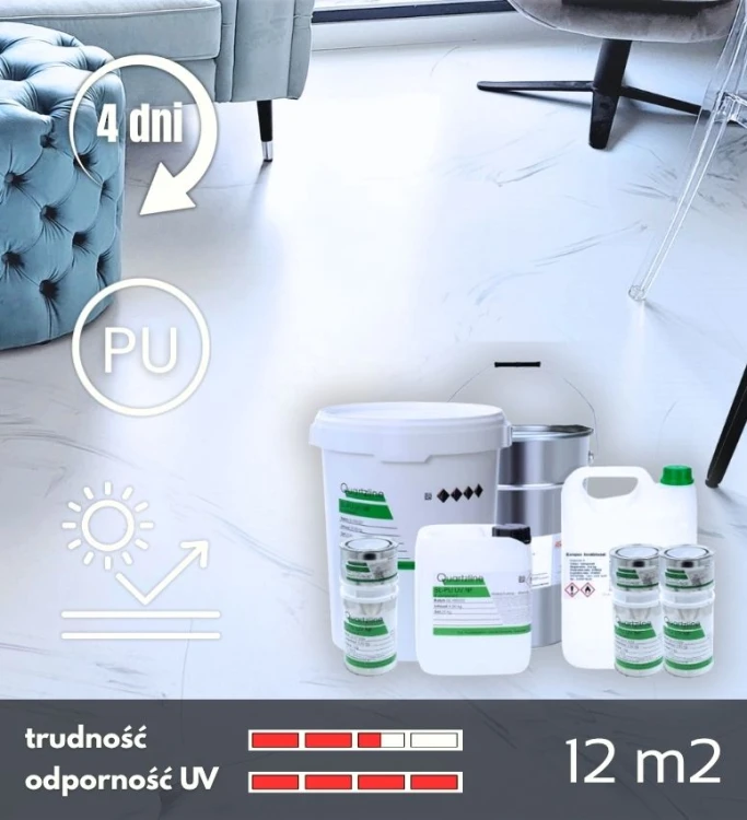 Zestaw żywic poliuretanowych, efekt imitacja marmuru, kolor biały + szary, do domu i biura, 12m2.jpg