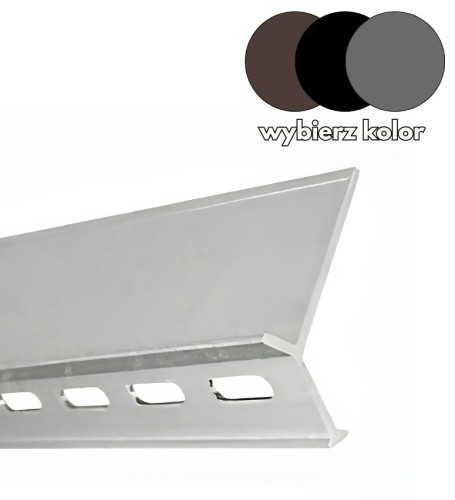 Listwa Schodowa Aluminium Typ V 2m DRENAŻ Surowa wykończenie schodów.jpg