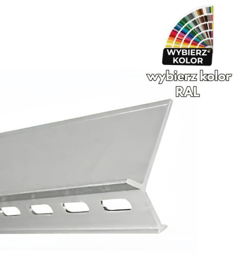 Listwa Schodowa Aluminium Typ V 2m DRENAŻ Surowa wykończenie schodów.jpg