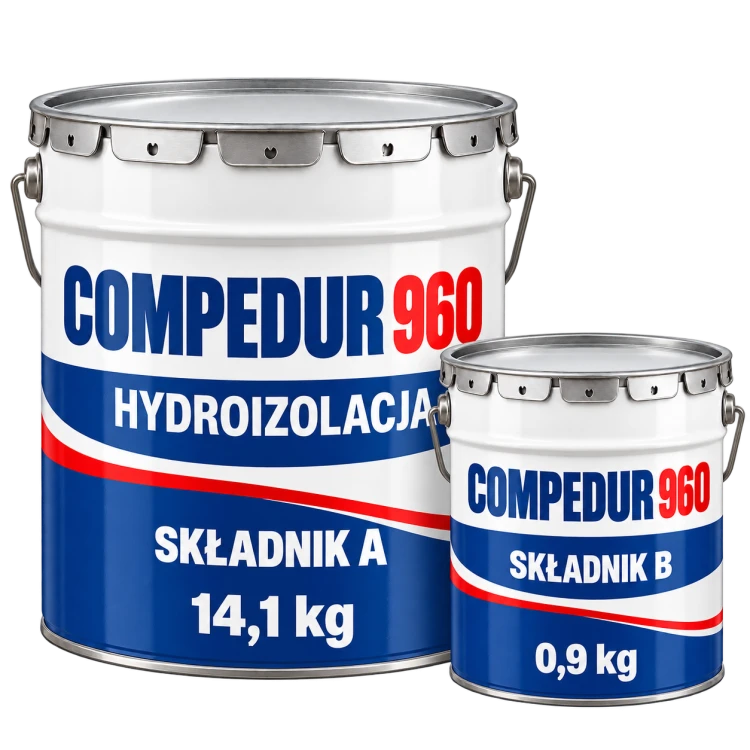 COMPEDUR 960 - zestaw hydroizolacji polimocznikowej 15 kg