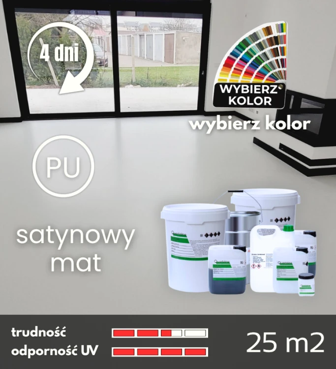 Zestaw żywic poliuretanowych wylewanych na gładko, dowolny kolor do domu i biura, DECO D60 25m2.png