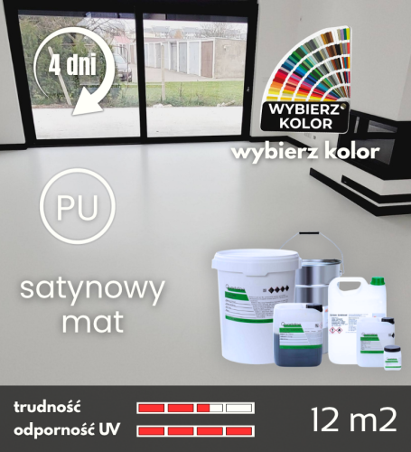 Zestaw żywic poliuretanowych wylewanych na gładko, dowolny kolor do domu i biura, DECO D60 12m2.png