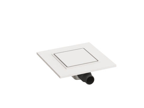 Odpływ punktowy I-DRAIN Liquid Square White 150 × 150 mm – produkt