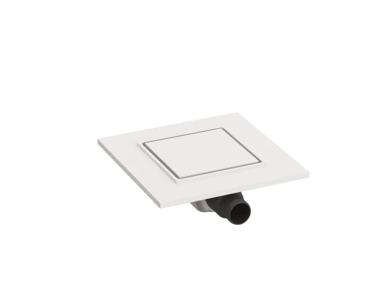 Odpływ punktowy I-DRAIN Liquid Square White 150 × 150 mm – produkt