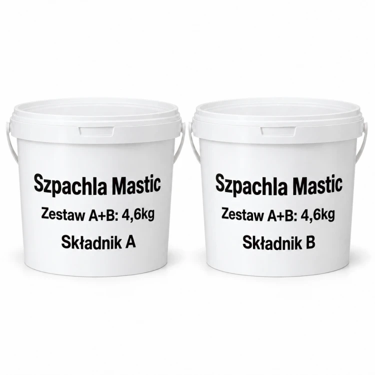 Szpachla Mastic 4,6 kg - składniki A i B