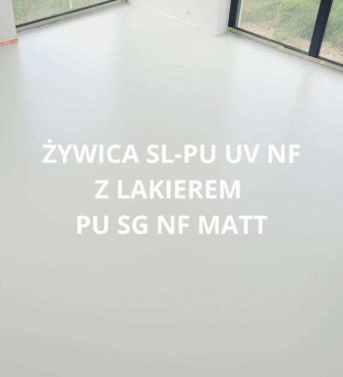 posadzka poliuretanowa z lakierem poliuretanowym matowym