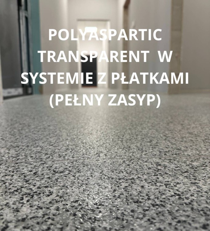 posadzka z żywicy poliasparginowej szparagi