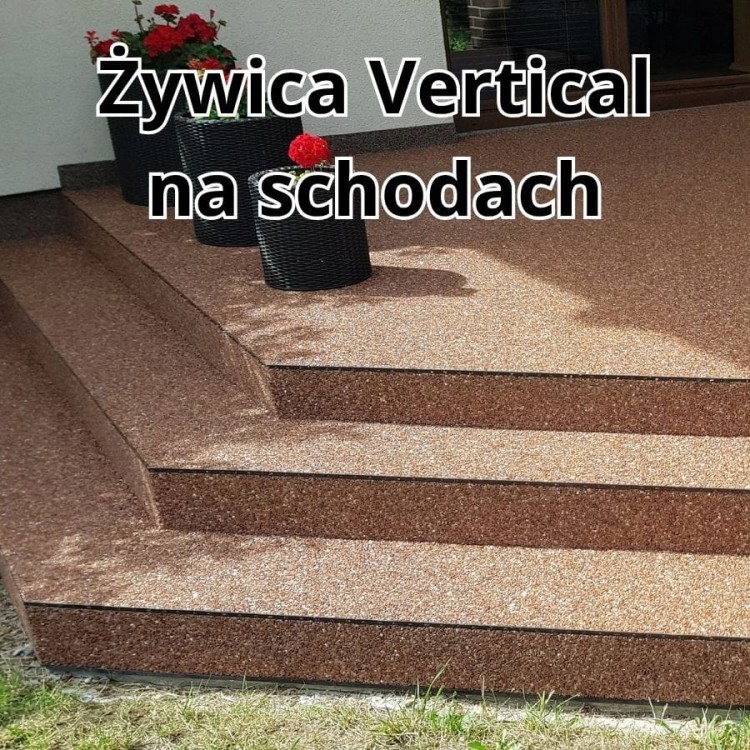 Zestaw do pionów kamienny dywan - Grunt Żywica Spoiwo Kruszywo PION na 2m2