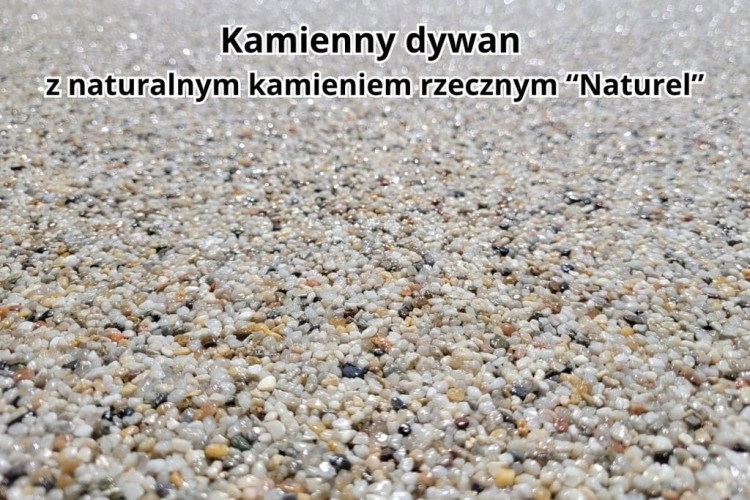Zestaw kamienny dywan na 3,5m2 - Żywica Spoiwo Kruszywo Naturalne
