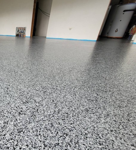 płatki dekoracyjne do posadzek szare