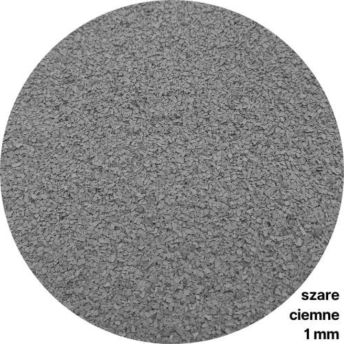 Płatki dekoracyjne Resico w kolorze szarym ciemnym wielkość 1mm