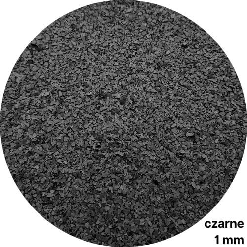 Płatki dekoracyjne Resico w kolorze czarnym wielkość 1mm