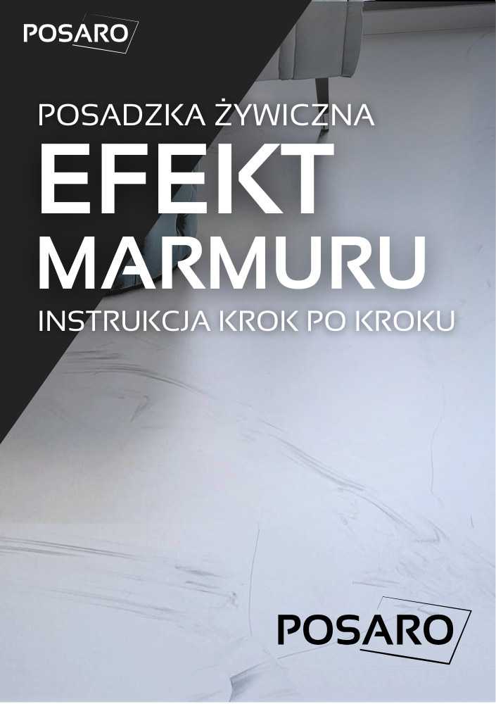 Posadzka żywiczna poliuretanowa z efektem marmuru instrukcja wykonania krok po kroku Posaro
