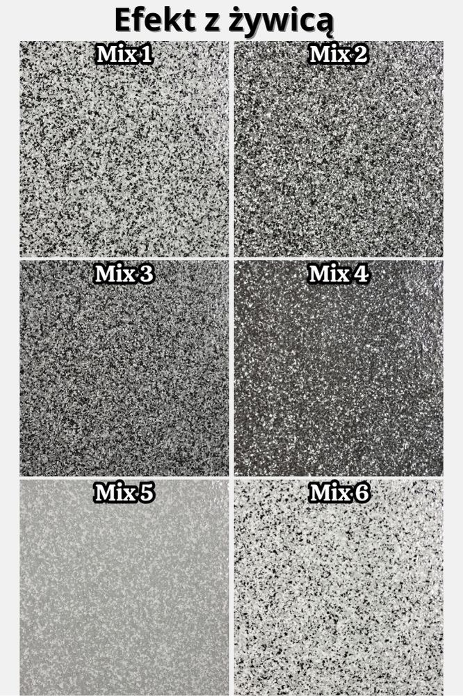 zestawienie kolorystyki miksów płatków dekoracyjnych 1