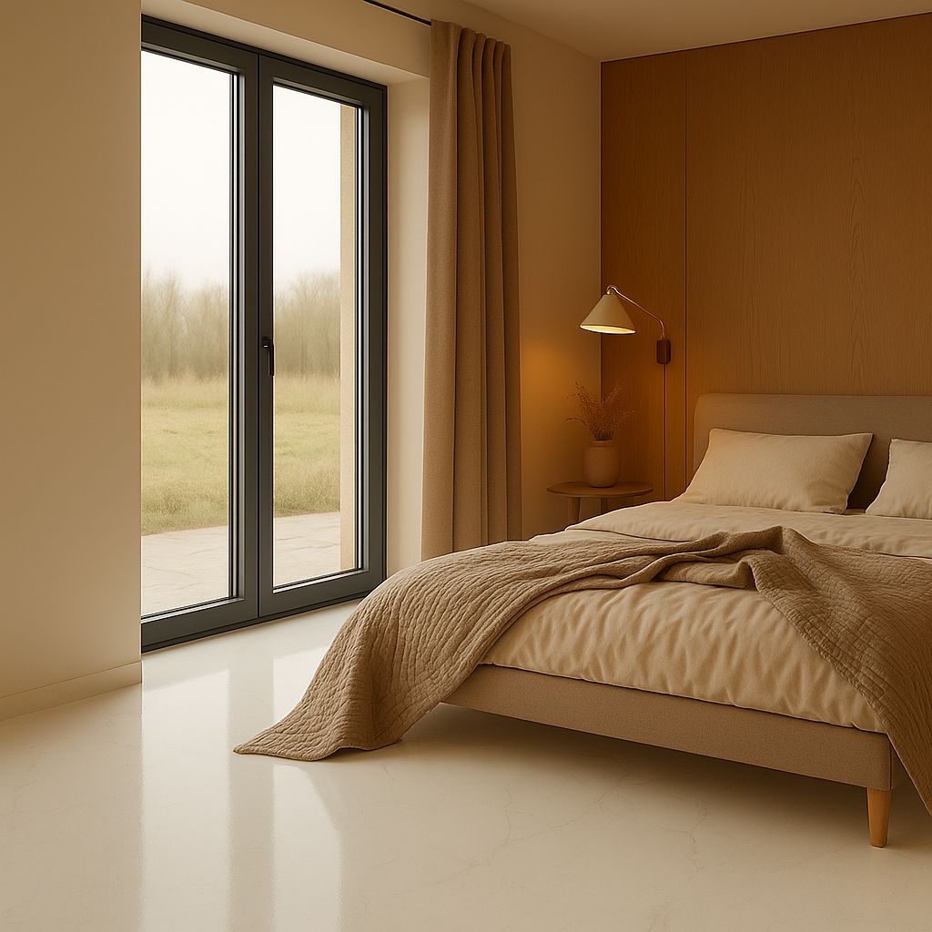 posadzka z żywicy poliuretanowej z efektem marmuru w sypialni.jpg