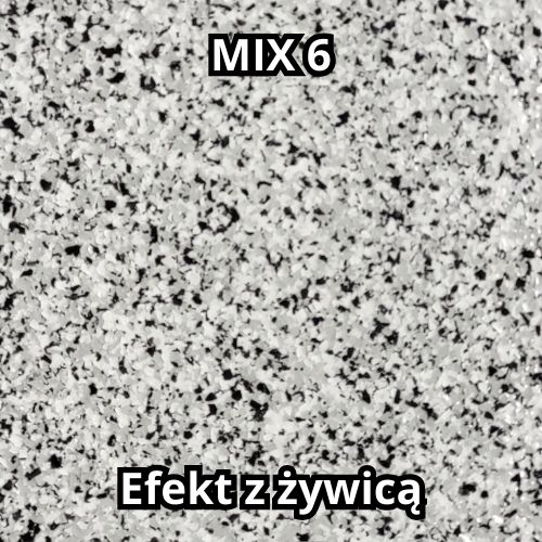 Płatki dekoracyjne Posaro Mix6 z żywicą