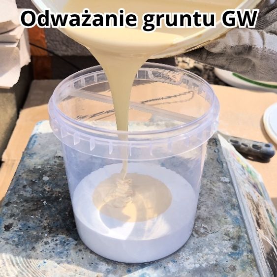 Odważanie gruntu GW