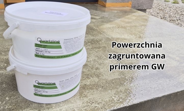 Powerzchnia zagruntowana primerem GW